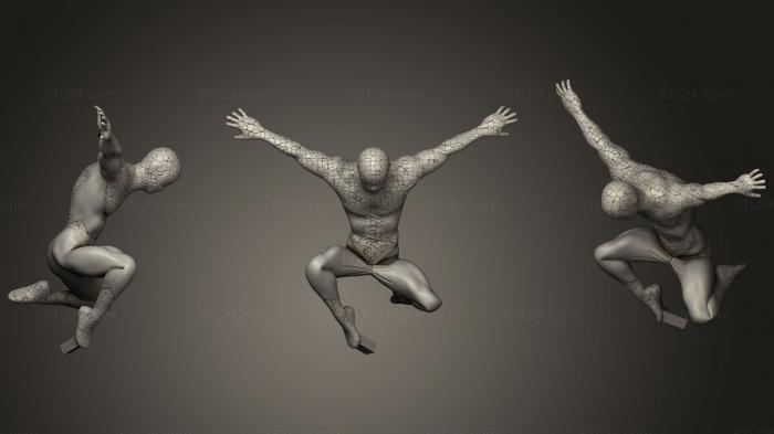 Figurines heroes, monsters and demons (Futur Spiderman, STKM_0818) 3D models for cnc